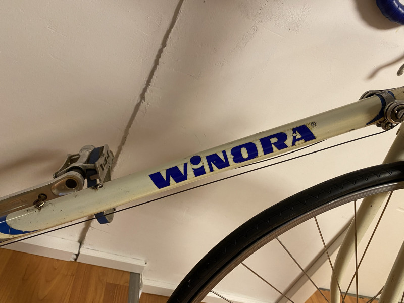 Winora Rennrad weiß Vintage 28'' Rahmenhöhe 60 cm