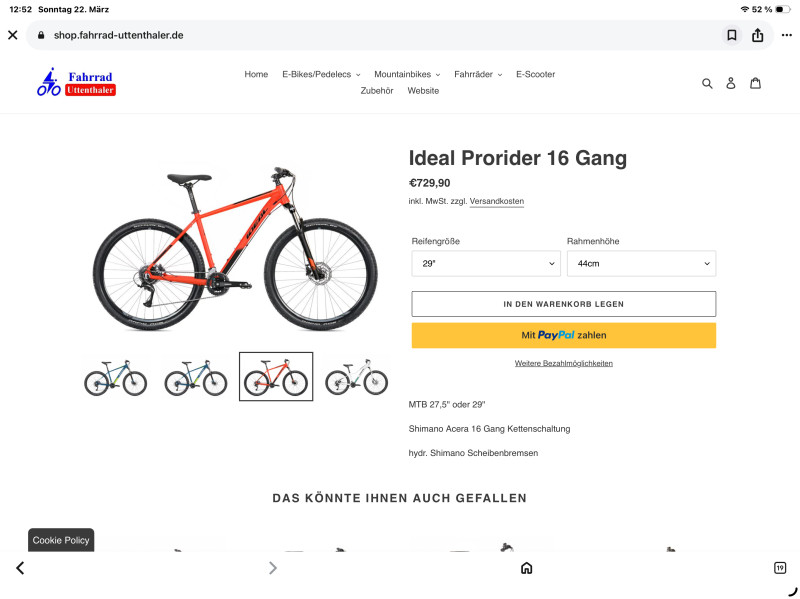 Ideal Prorider