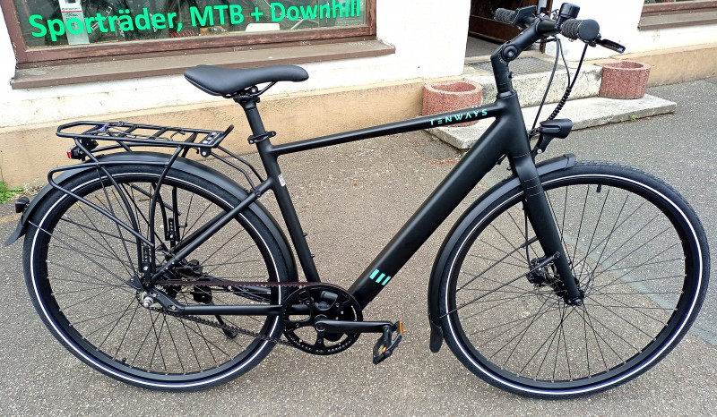 LAGERABVERKAUF Urban E-Bike Light NEU,Tenways CGO600 Black
