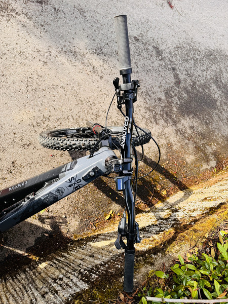 2 Akkus Downhill Canyon Torque:ON 7 Modell 2022 –Stealth– Gr. M