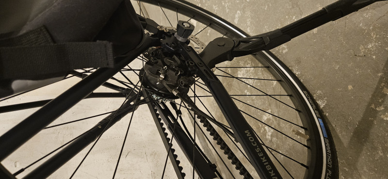 Hawk  Trekking  Gent Super  Deluxe  Plus Ozean Blue 8 Gang Shimano Nexus Schaltwerk .Riemenantrieb