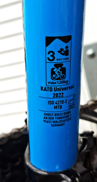 Mountain Bike GHOST KATO UNIVERSAL 29 Zoll Unisex WIE NEU