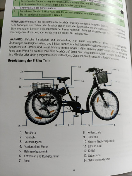 Sachsenrad E-Bike Dreirad Trio 3 A 2