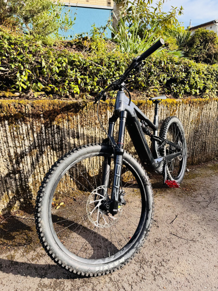 2 Akkus Downhill Canyon Torque:ON 7 Modell 2022 –Stealth– Gr. M
