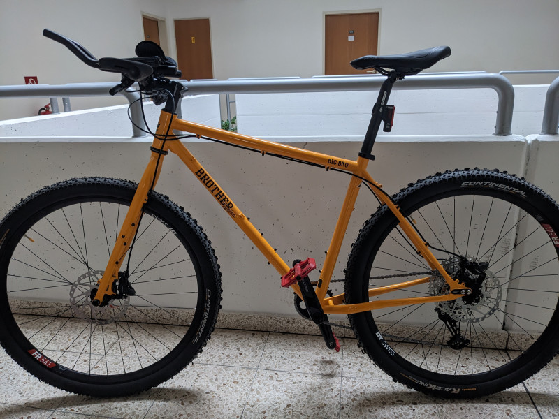Brother Big Bro Stahl MTB, DT SWISS Laufräder mit SON Nabendynamo 1x12, NEUwertig L Adventure Bike, Reiserad