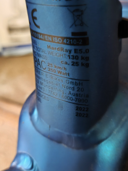 Raymon Hardray E 5.0, E Bike, E-Bike, Mountainbike,