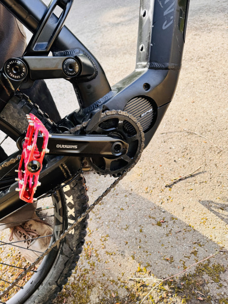 2 Akkus Downhill Canyon Torque:ON 7 Modell 2022 –Stealth– Gr. M
