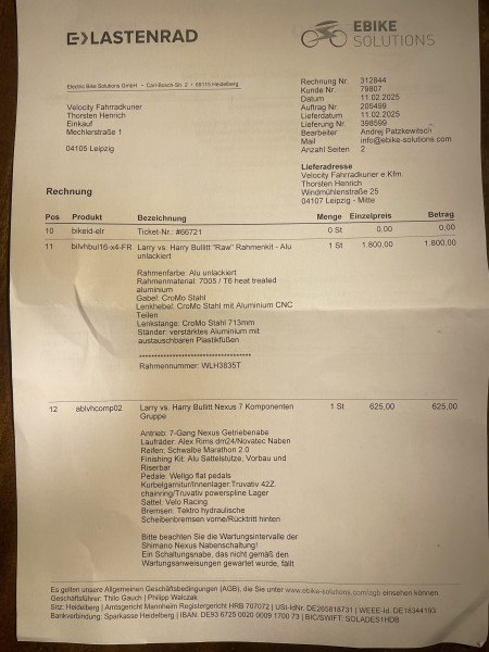 Larry vs. Harry Bullit RAW Aluminium Nexus 7-Gang