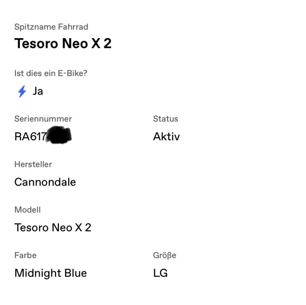 Cannondale Tesoro Neo X2