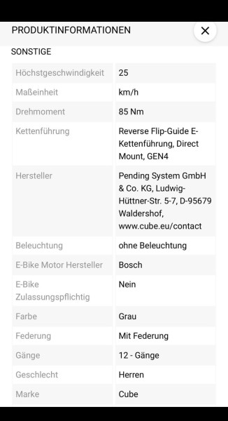 Cube Stereo Hybrid 140 HPC TM 750 sehr guter Zustand
