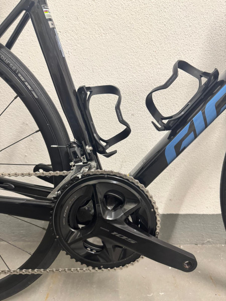 Giant TCR ADVANCED 2 - Carbon Rennrad Schwarz- 2024 - 1,70m-1,81m Körpergröße