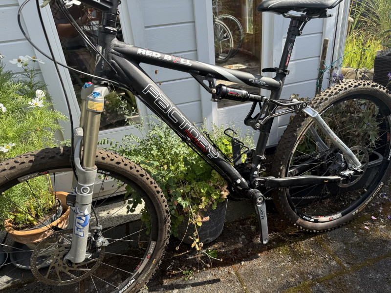 Lange nicht genutztes MTB Red Bull Factory
