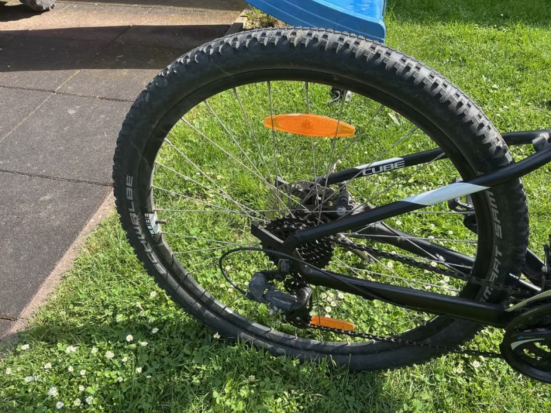 Cube Herren/Jungen Fahrrad 19 Zoll - schwarz-weiß