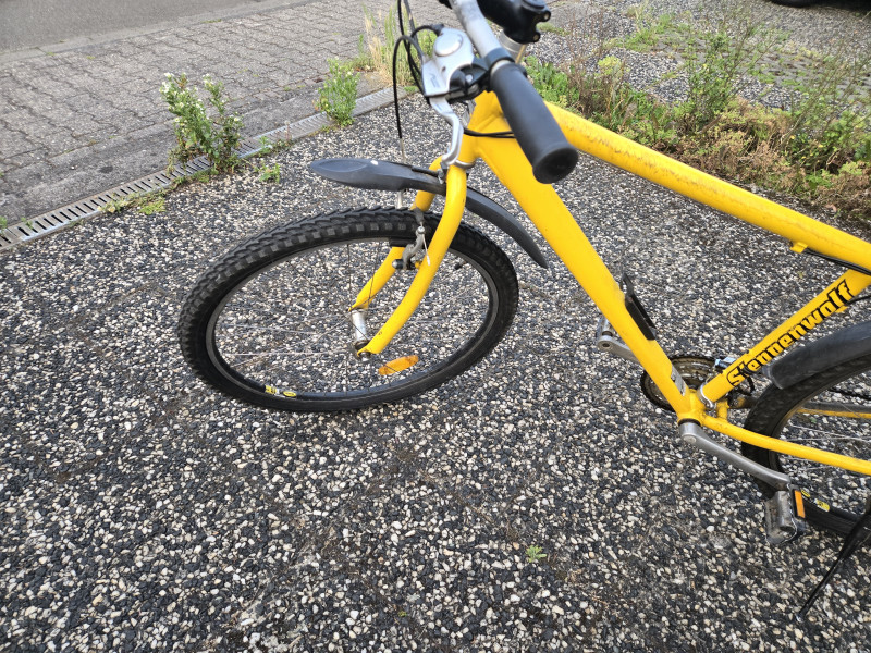 Gelbes Fahrrad von Steppenwolf
