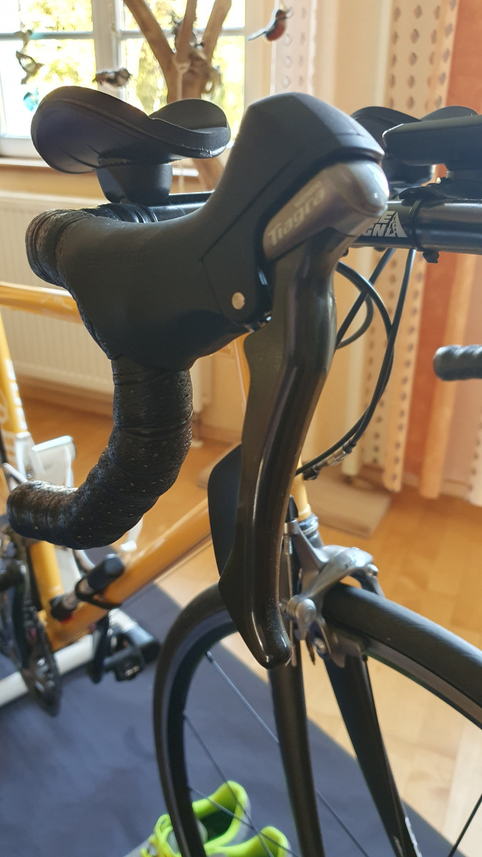 Rennrad PURE BROS. Rh. 56, mit Powermeter - ideal fürs Rollentraining ...