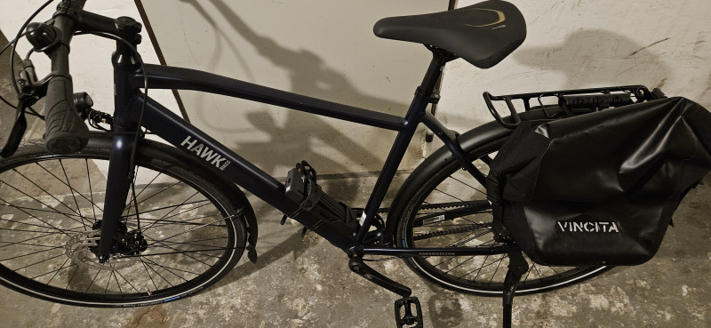 Hawk  Trekking  Gent Super  Deluxe  Plus Ozean Blue 8 Gang Shimano Nexus Schaltwerk .Riemenantrieb