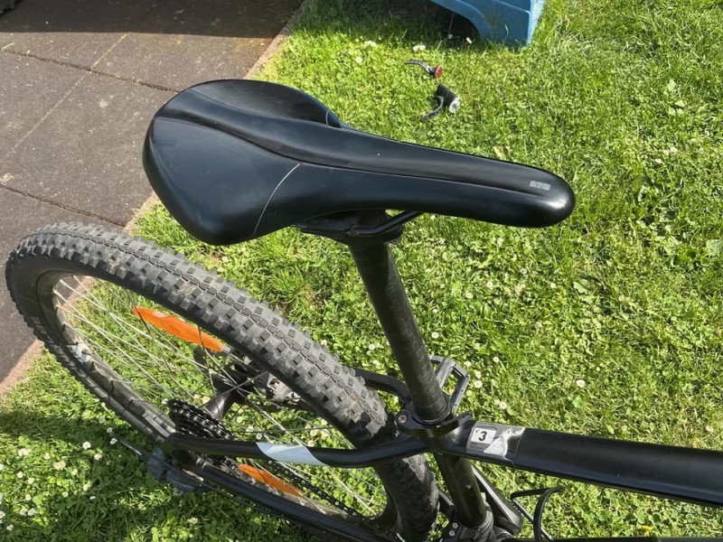 Cube Herren/Jungen Fahrrad 19 Zoll - schwarz-weiß