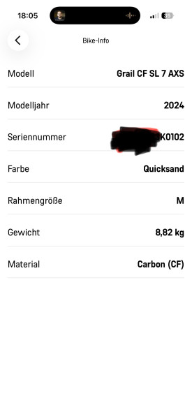 Canyon Grail CF SL7 AXS Größe M mit viel Zubehör